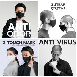 Z-TOUCH-หน้ากากฆ่าเชื้อไวรัสและแบคทีเรีย-สีดำ-ANTIVIRAL-MASK-BLACK-175317