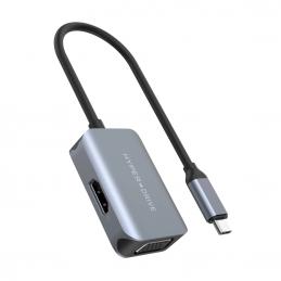 TARGUS-HPD-HDC2HV-Gray-HyperDrive-USB-C-to-HDMI-VGA-Hub