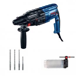 SKI - สกี จำหน่ายสินค้าหลากหลาย และคุณภาพดี | BOSCH GBH2-24DRE สว่านโรตารี่ 24 มิล 3ระบบ (4 drill bits + dust cap) #06112721K8