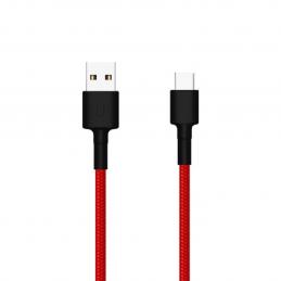 SKI - สกี จำหน่ายสินค้าหลากหลาย และคุณภาพดี | XIAOMI สายชาร์ท Type-C Braided Cable สีแดง (18863) #XMI-SJV4110GL