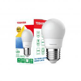 SKI - สกี จำหน่ายสินค้าหลากหลาย และคุณภาพดี | TOSHIBA FT-LED-A45-002 หลอดไฟ LED A45 4 วัตต์ แสงคลูไวท์ E27