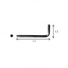 SKI - สกี จำหน่ายสินค้าหลากหลาย และคุณภาพดี | STROM หกเหลี่ยมไต้หวัน สั้นสีดำ 15.0 MM.