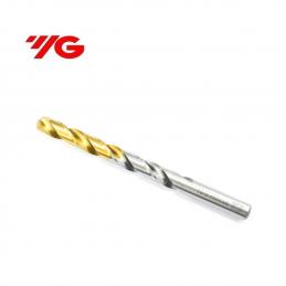 SKI - สกี จำหน่ายสินค้าหลากหลาย และคุณภาพดี | YG D2GP191025 ดอกสว่านเจาะสแตนเลส 2.5 mm. Gold-P HSS Co8 ก้านตรงชุบทองครึ่งตัว