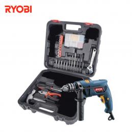 SKI - สกี จำหน่ายสินค้าหลากหลาย และคุณภาพดี | RYOBI PD-550K ชุดสว่านกระแทก 550W พร้อมอุปกรณ์เสริม