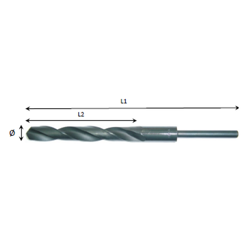 SKI - สกี จำหน่ายสินค้าหลากหลาย และคุณภาพดี | MEXCO ดอกสว่านเจาะเหล็ก 23/32นิ้วx1/2(ก้านลด)