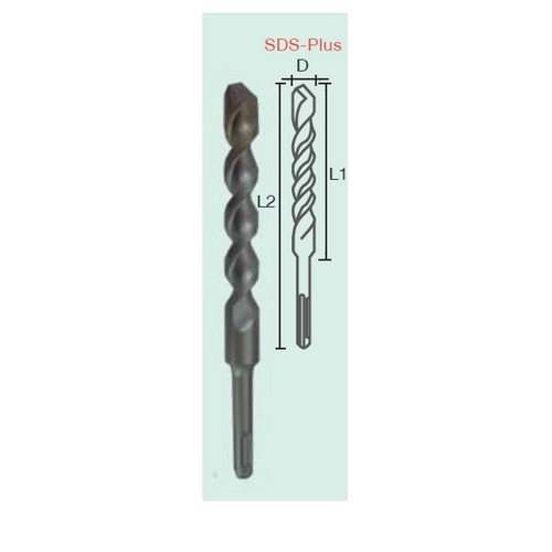 SKI - สกี จำหน่ายสินค้าหลากหลาย และคุณภาพดี | HITACHI 401011 ดอกโรตารี่ 10x160mm. SDS PLUS แบบประหยัดคุณภาพดี