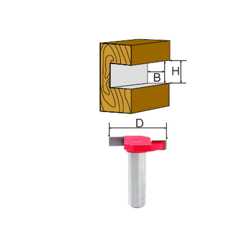 SKI - สกี จำหน่ายสินค้าหลากหลาย และคุณภาพดี | GLOBE 86-12-0905 T-SIotting ดอกเร้าเตอร์ 1/2x1/4นิ้ว