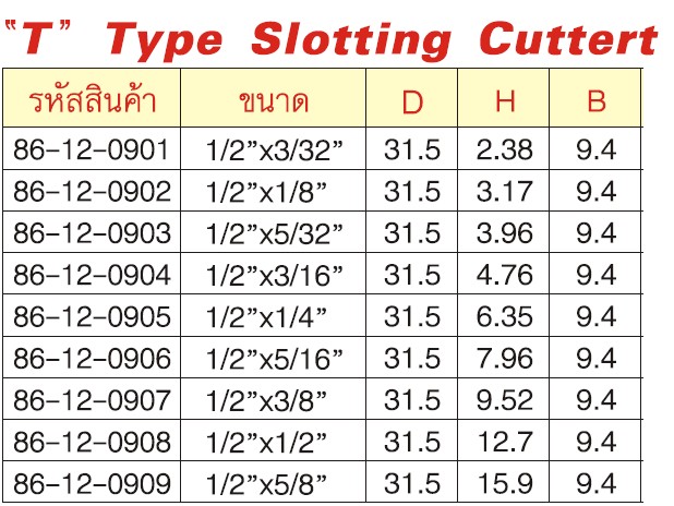 SKI - สกี จำหน่ายสินค้าหลากหลาย และคุณภาพดี | GLOBE 86-12-0909 T-SIotting ดอกเร้าเตอร์ 1/2นิ้วx5/8นิ้ว