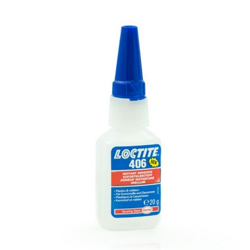 SKI - สกี จำหน่ายสินค้าหลากหลาย และคุณภาพดี | LOCTITE #25634 กาว 406 20gm. PRISM 406 ติดยางและพลาสติก (สีใส) (10ขวด/กล่อง)