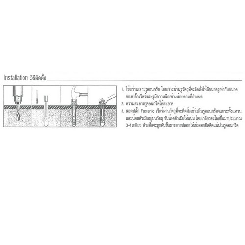 SKI - สกี จำหน่ายสินค้าหลากหลาย และคุณภาพดี | FASTENIC ปลั๊กเว็ดจ์ WA1270 (40/1 กล่อง)