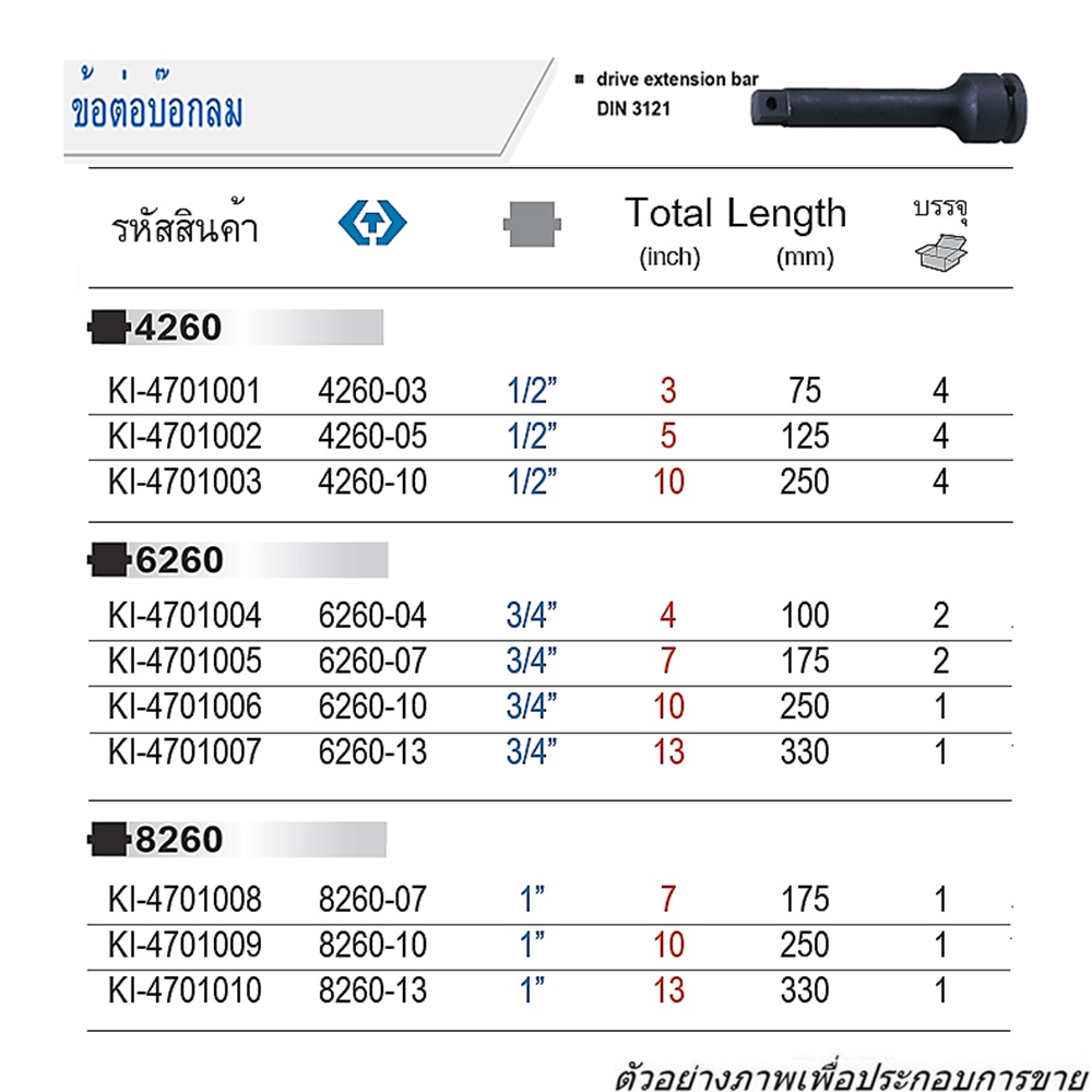 SKI - สกี จำหน่ายสินค้าหลากหลาย และคุณภาพดี | KINGTONY ข้อต่อบ๊อกลม 1/2-10