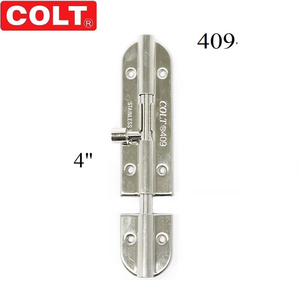 SKI - สกี จำหน่ายสินค้าหลากหลาย และคุณภาพดี | COLT กลอนสแตนเลส 4นิ้ว #409