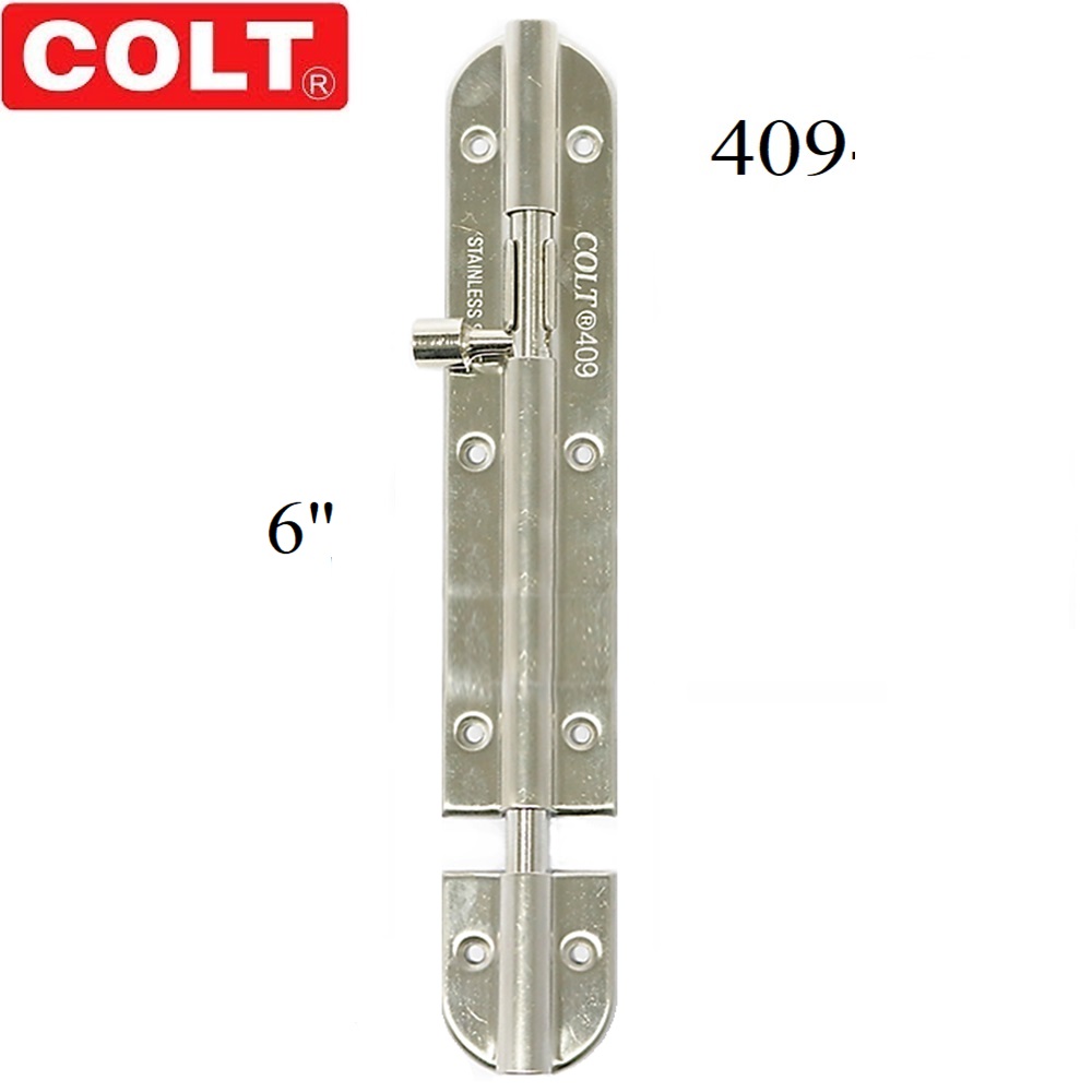 SKI - สกี จำหน่ายสินค้าหลากหลาย และคุณภาพดี | COLT กลอนสแตนเลส 6นิ้ว #409